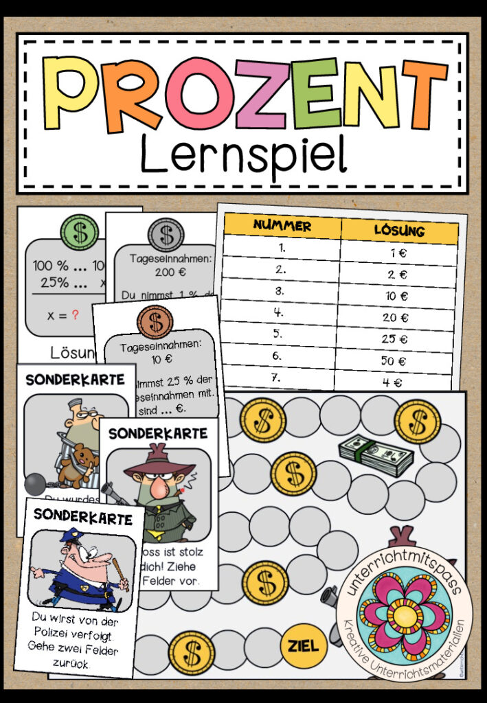 PROZENT (Prozentrechnung) – Lernspiel