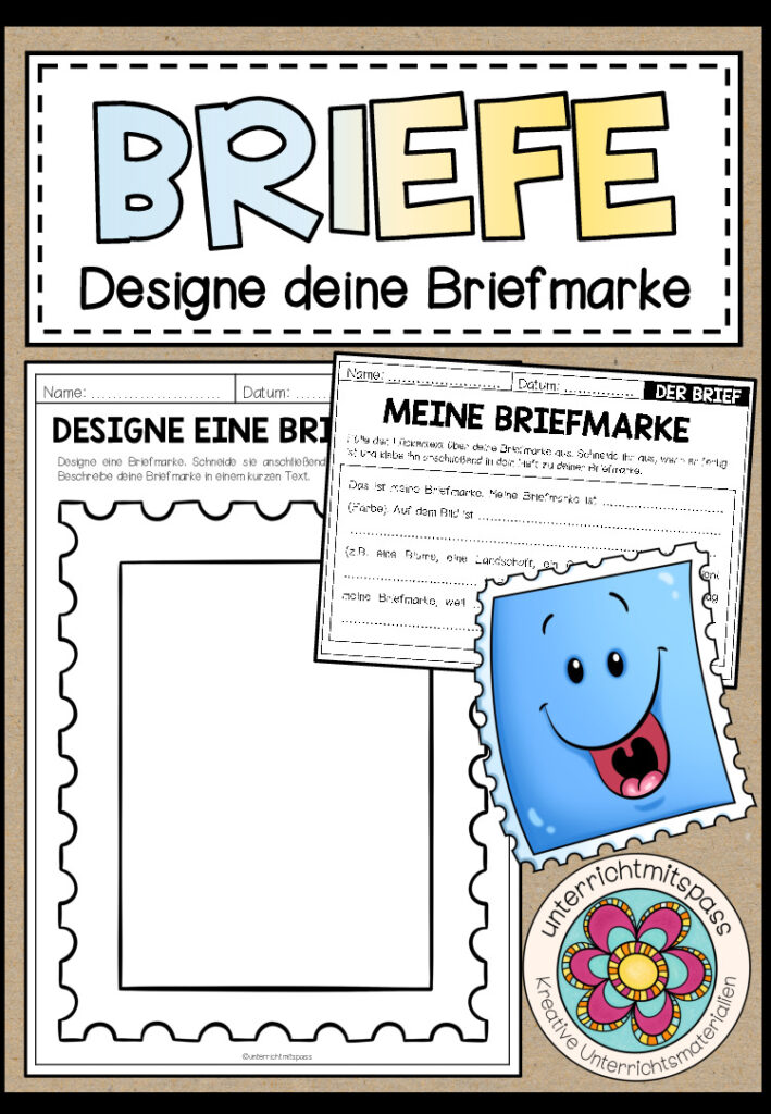 BRIEFE – Designe deine Briefmarke