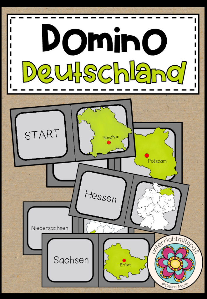 Bundesländer Deutschland – Domino (2 Spiele)