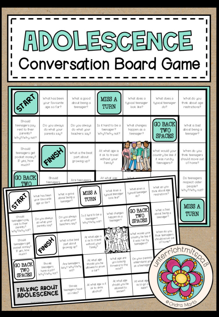 ADOLESCENCE – Conversation Board Game