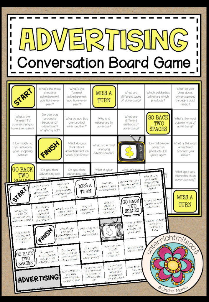 ADVERTISING – Conversation Board Game