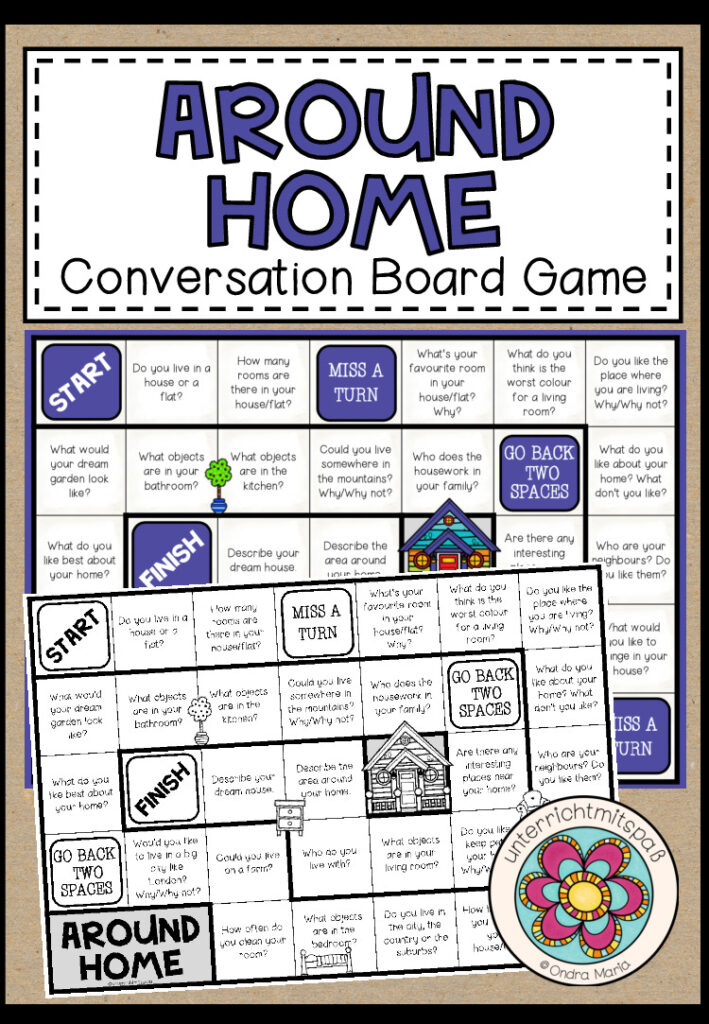 AROUND HOME – Conversation Board Game