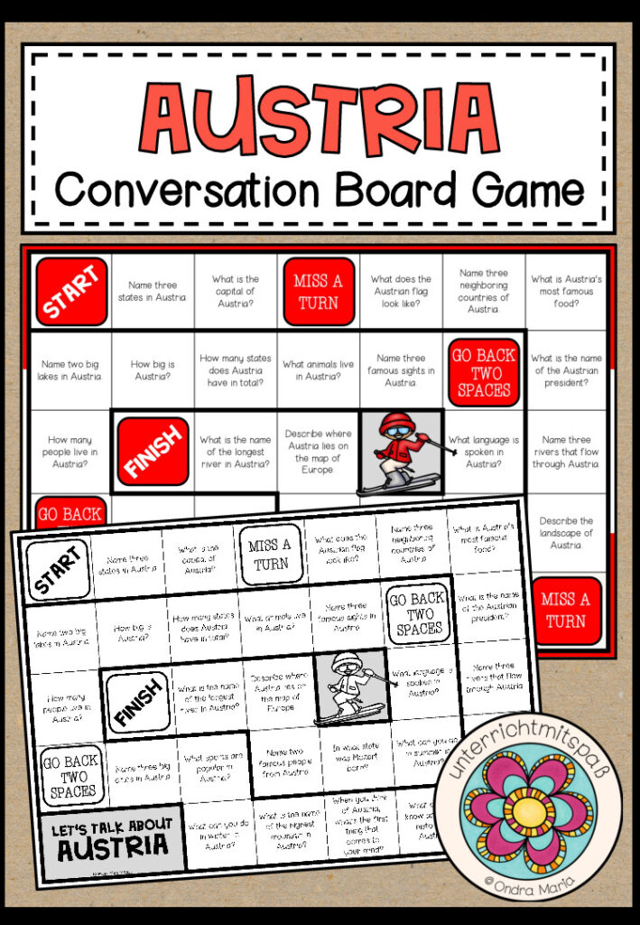 AUSTRIA – Conversation Board Game