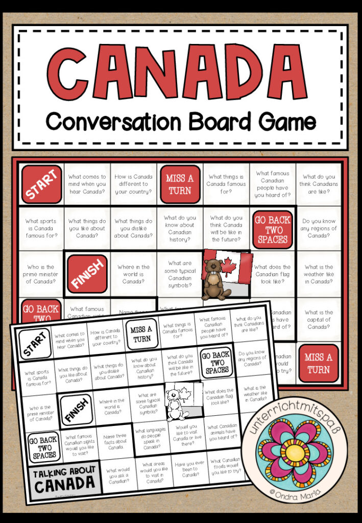 CANADA – Conversation Board Game