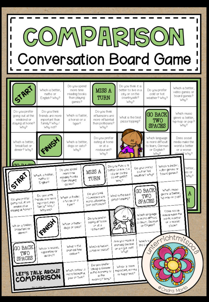 COMPARISON – Conversation Board Game