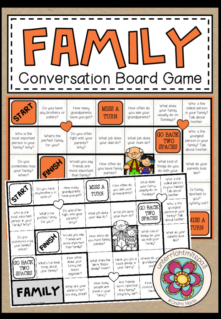 FAMILY – Conversation Board Game