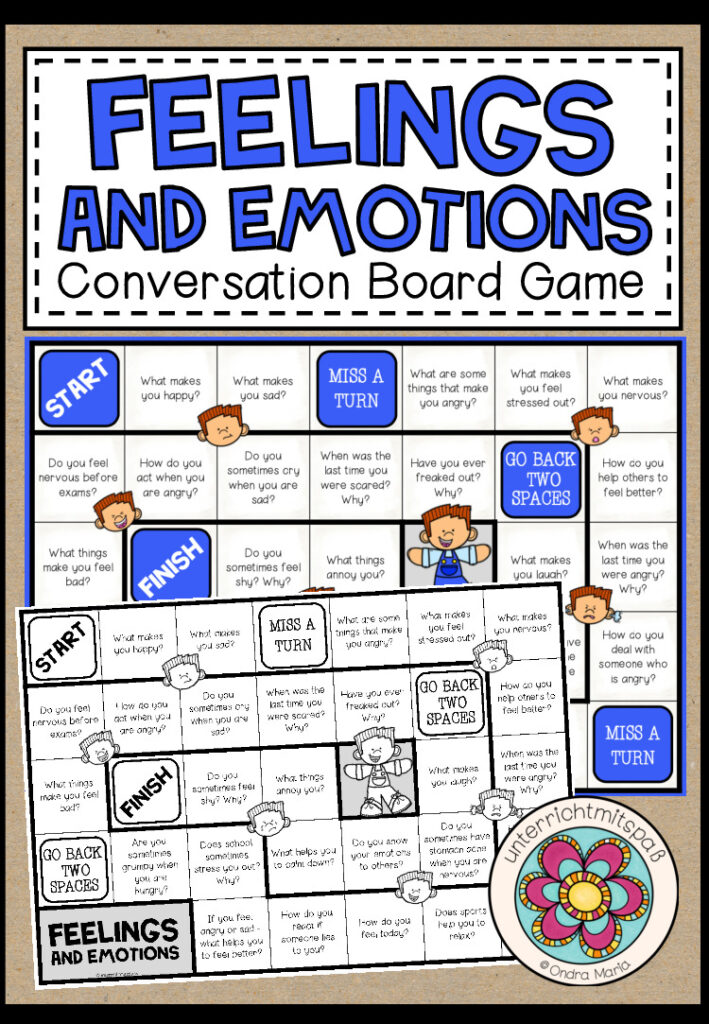 FEELINGS and EMOTIONS – Conversation Board Game