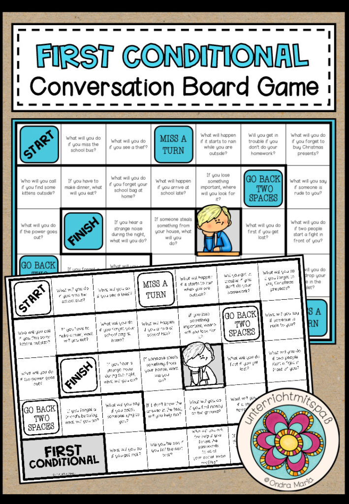 FIRST CONDITIONAL – Conversation Board Game