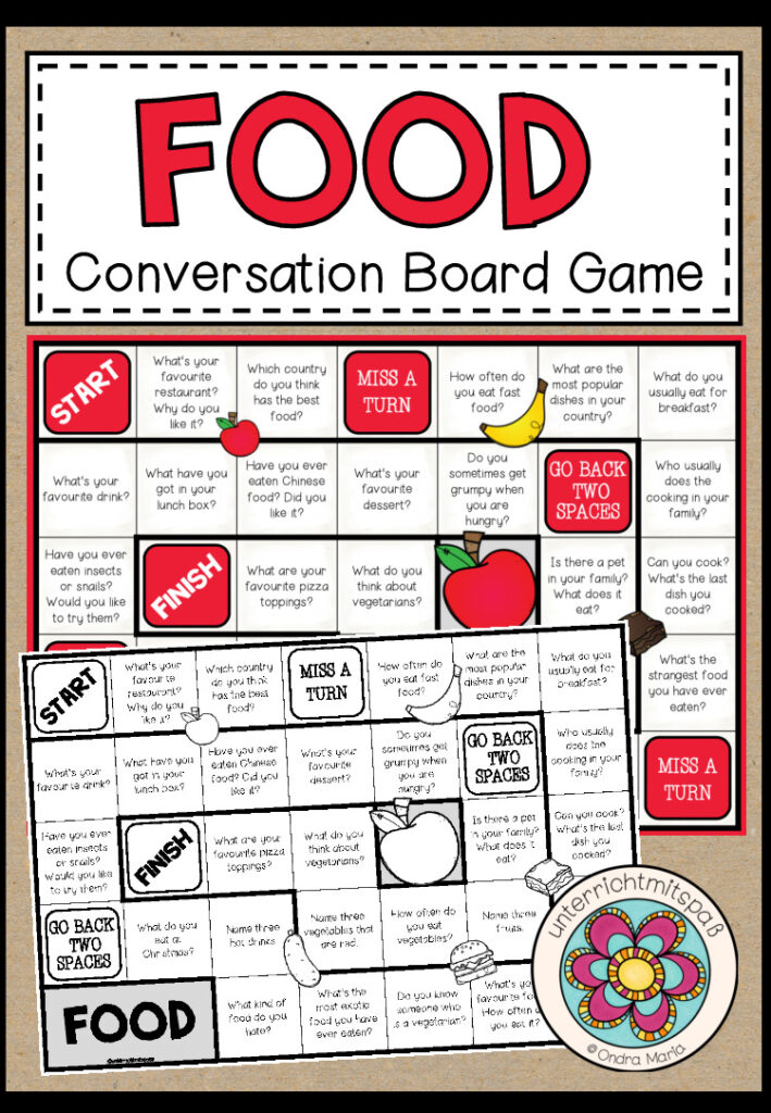 FOOD – Conversation Board Game