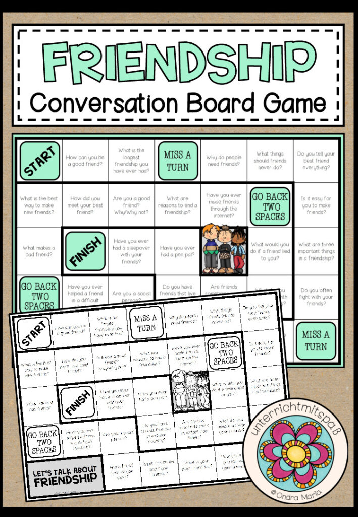 FRIENDSHIP – Conversation Board Game