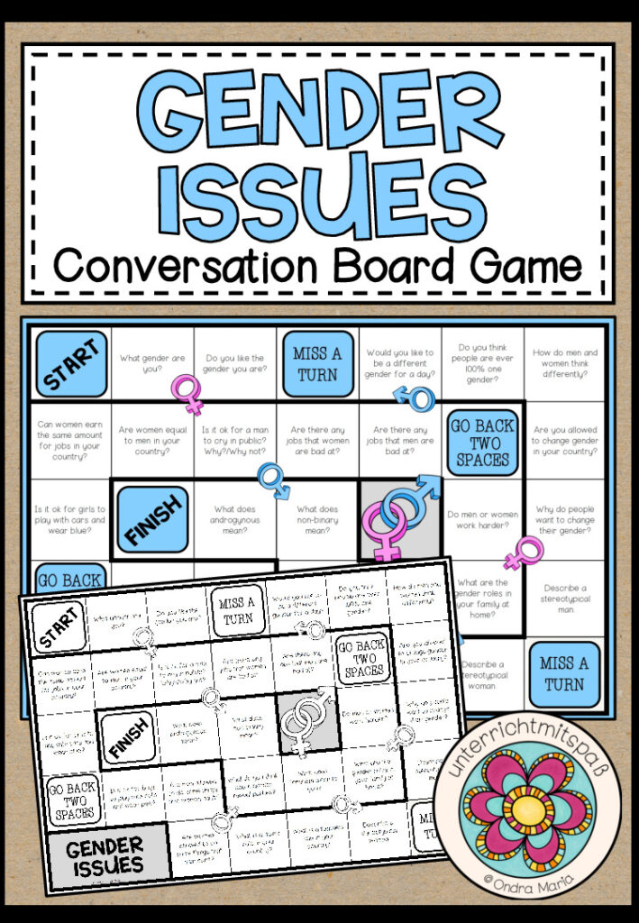 GENDER ISSUES – Conversation Board Games