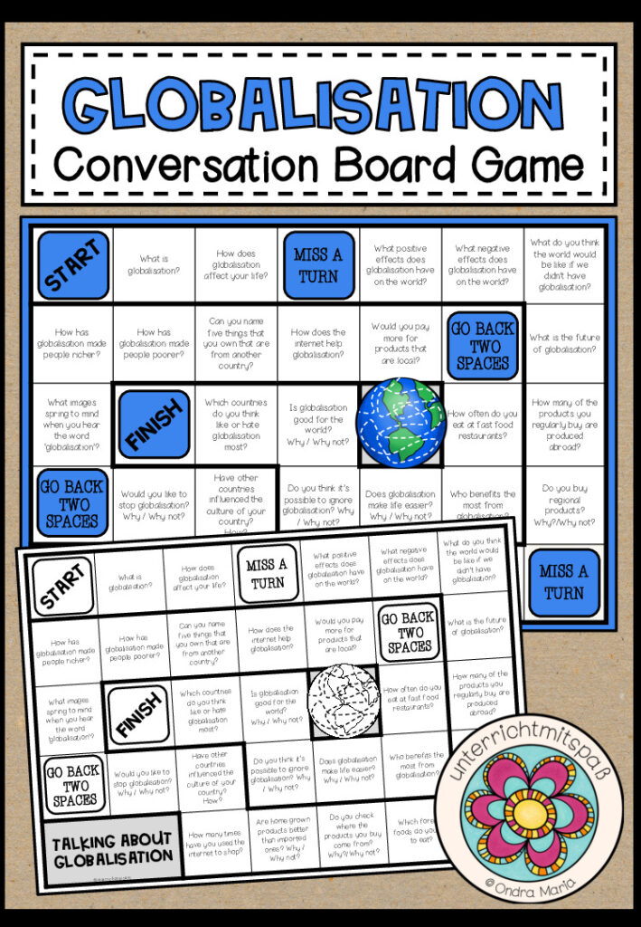 GLOBALISATION – Conversation Board Game