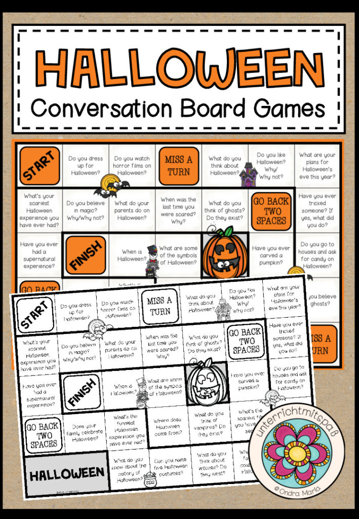HALLOWEEN – Conversation Board Game