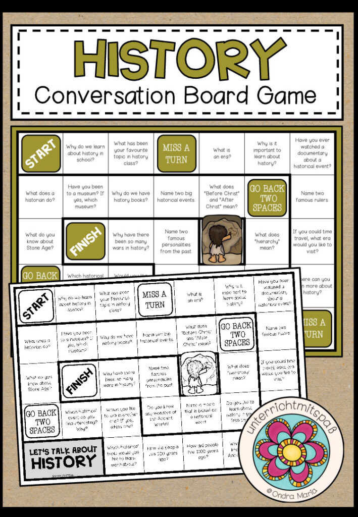 HISTORY – Conversation Board Game
