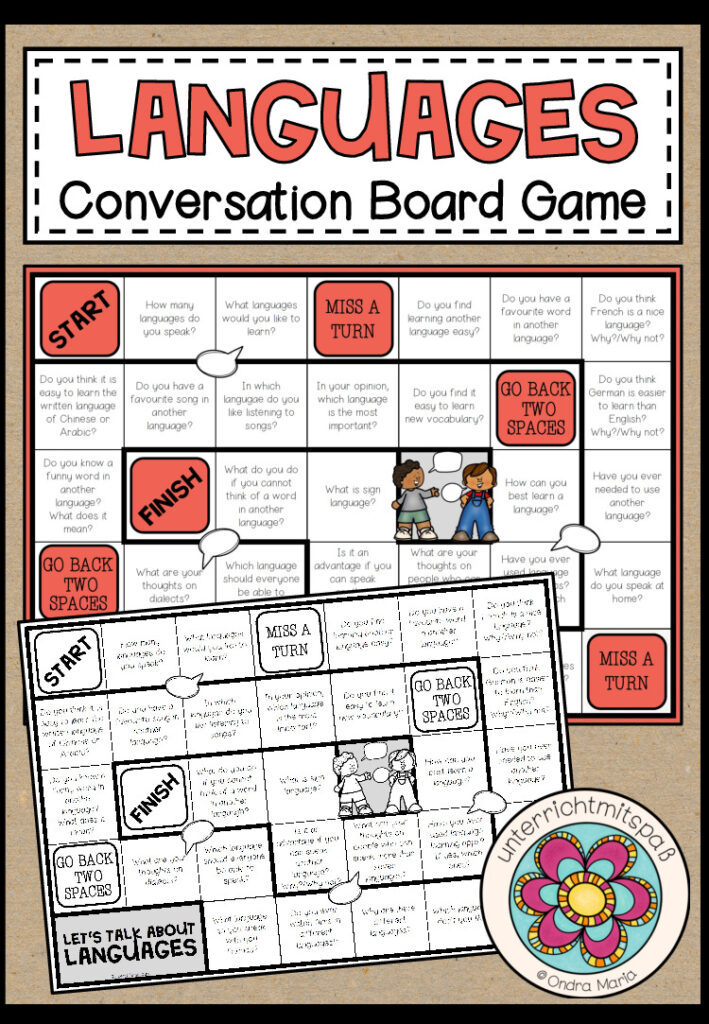 LANGUAGES – Conversation Board Game