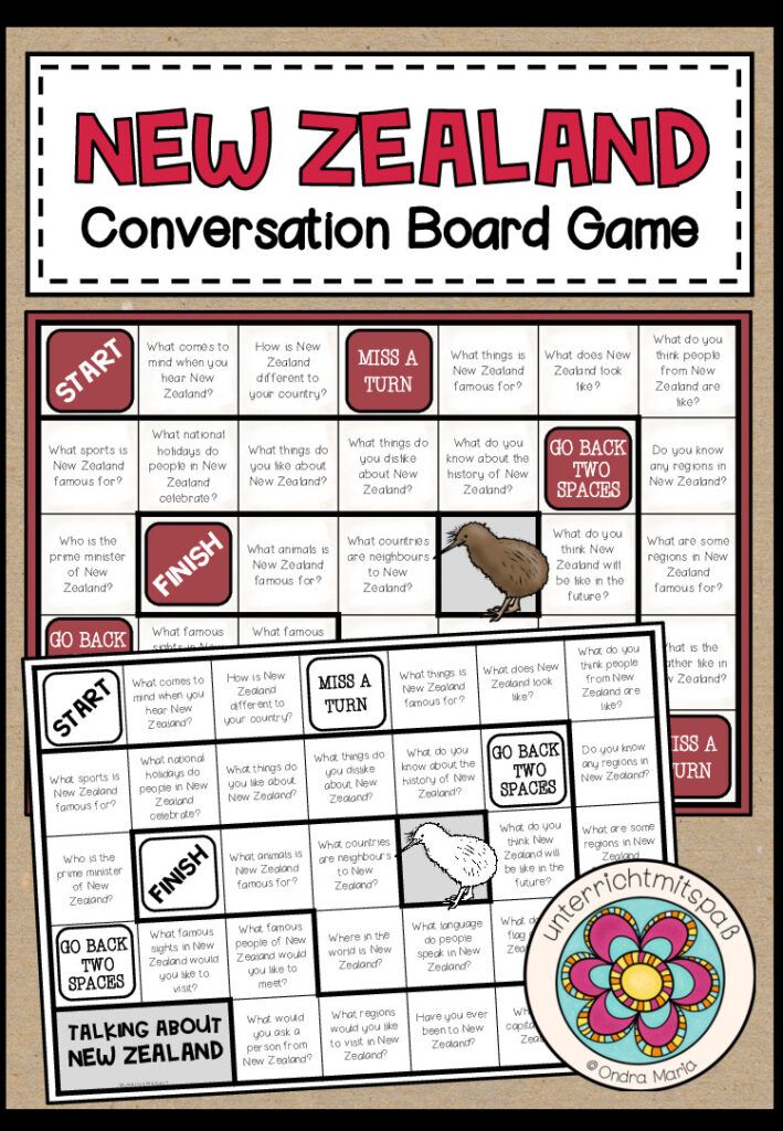 NEW ZEALAND – Conversation Board Game