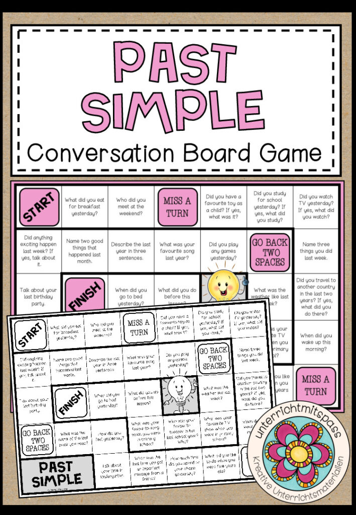 PAST SIMPLE – Conversation Board Game
