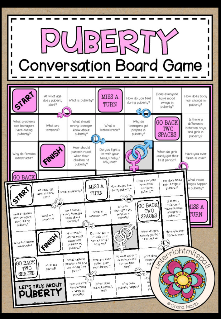 PUBERTY – Conversation Board Game