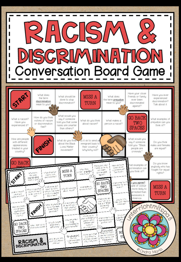 RACISM & DISCRIMINATION – Conversation Board Game