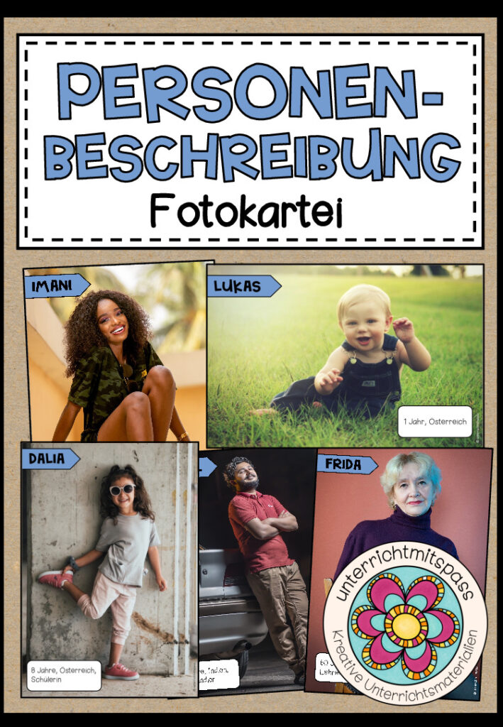PERSONENBESCHREIBUNG – Fotokartei