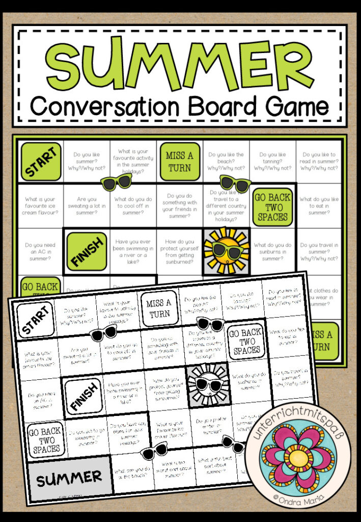 SUMMER – Conversation Board Game