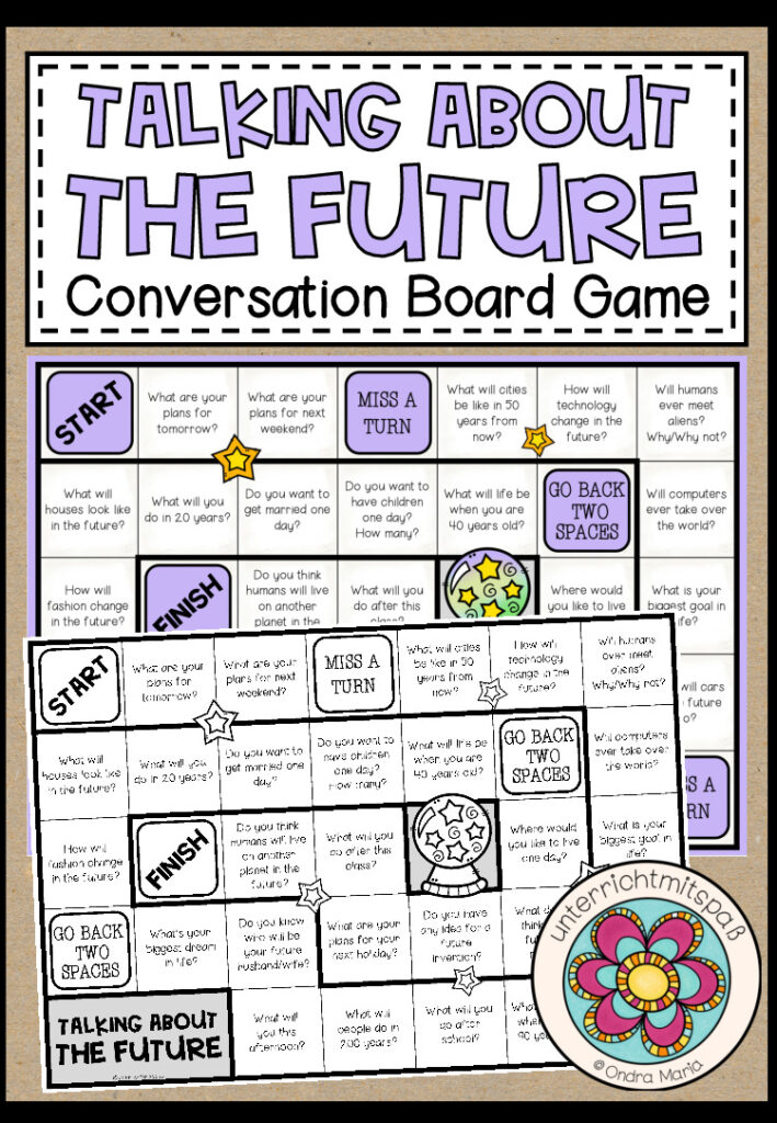 TALKING ABOUT THE FUTURE – Conversation Board Game