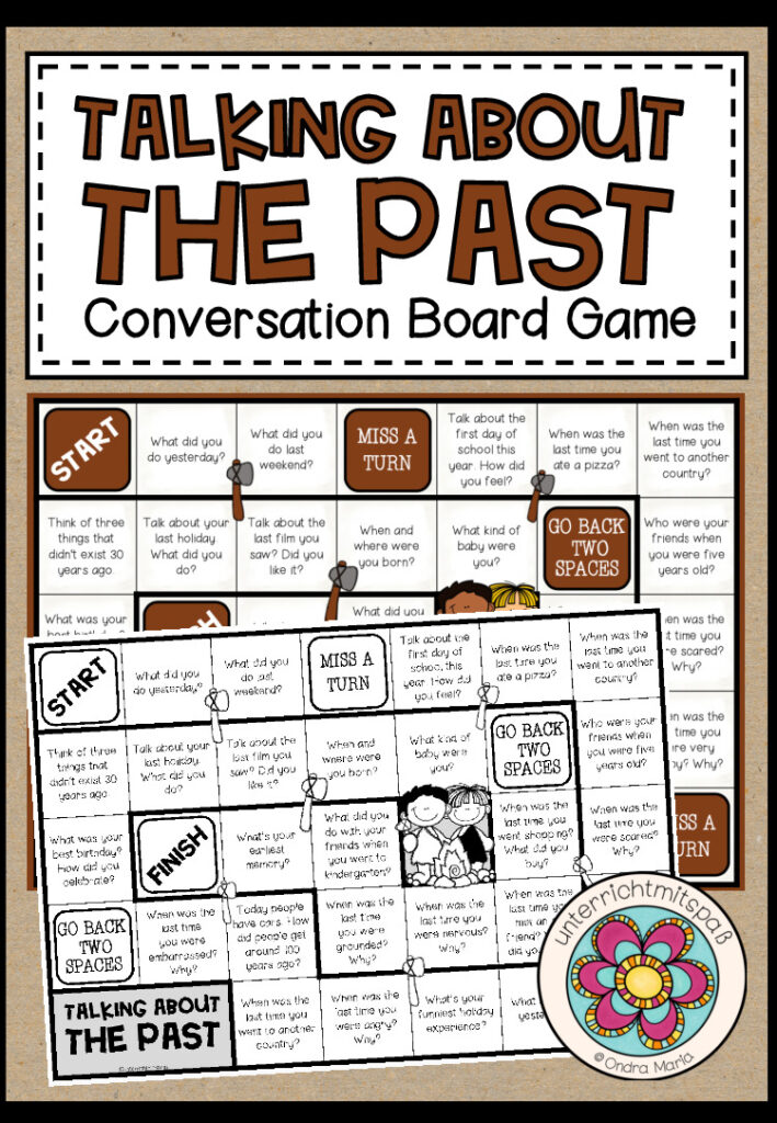 TALKING ABOUT THE PAST – Conversation Board Game