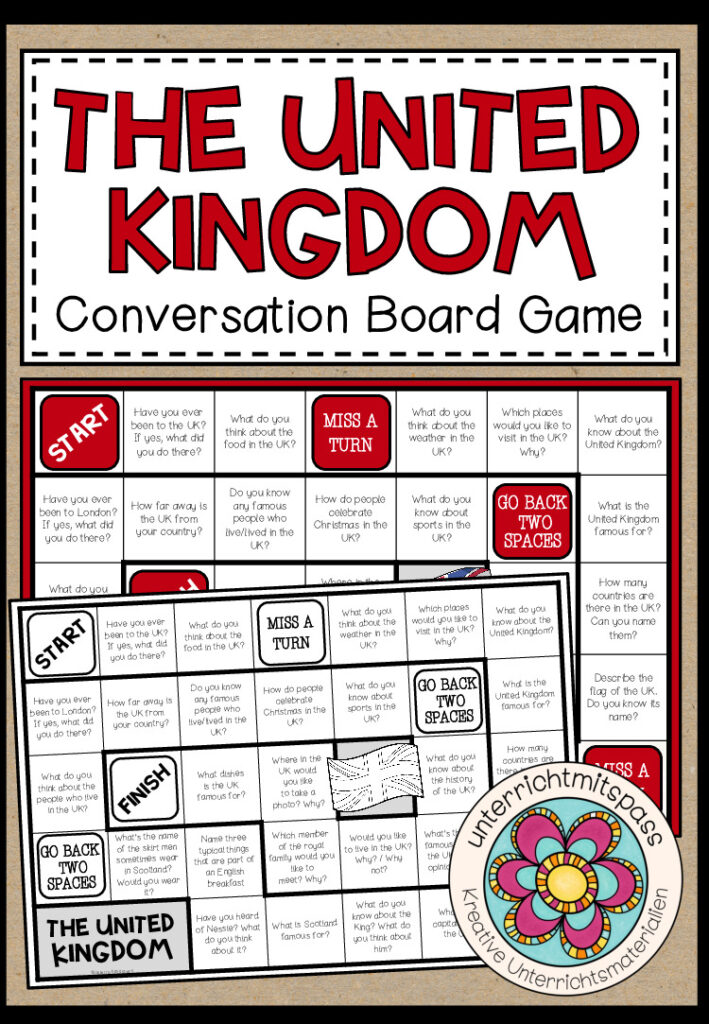 THE UNITED KINGDOM – Conversation Board Game