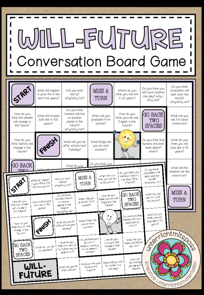 WILL-FUTURE – Conversation Board Game