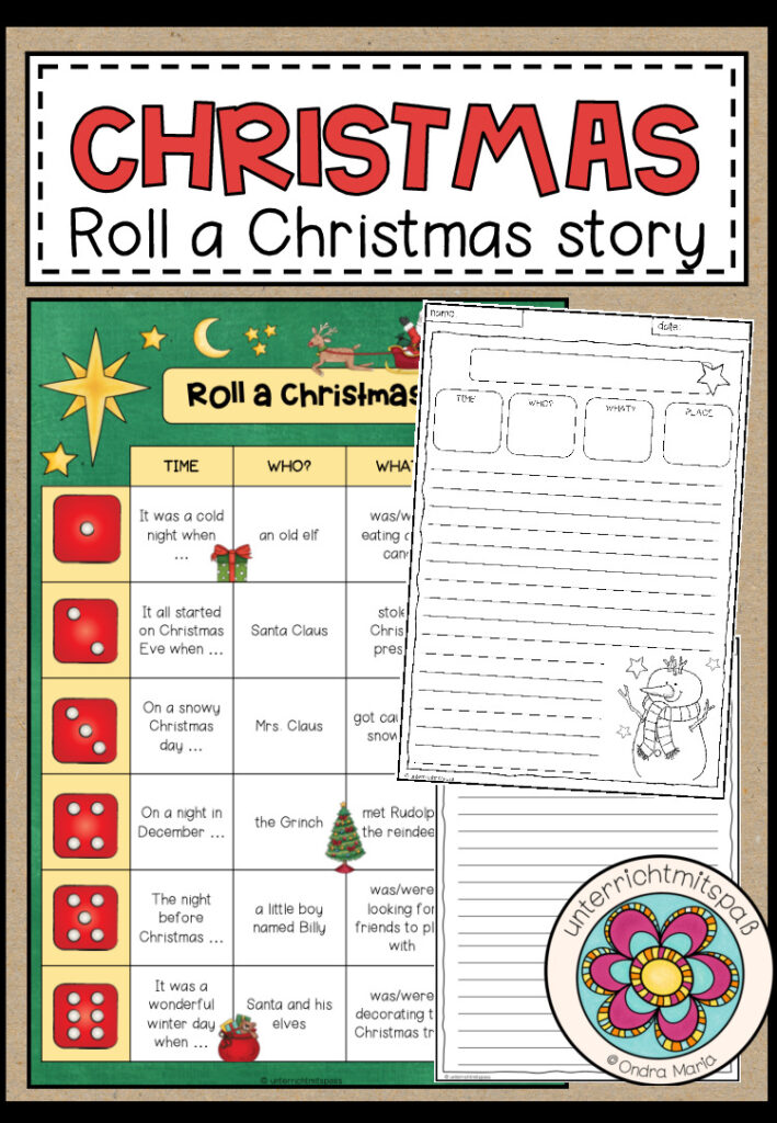 Roll a Christmas Story – Creative Writing