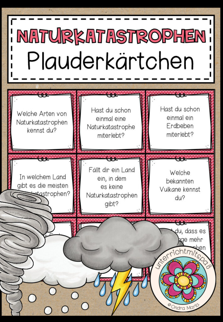 NATURKATASTROPHEN – Plauderkärtchen