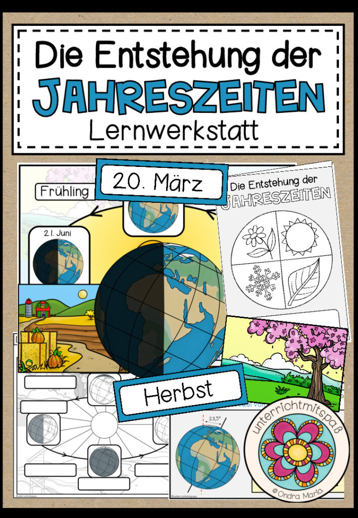 Die Entstehung der Jahreszeiten – Lernwerkstatt (Materialpaket)