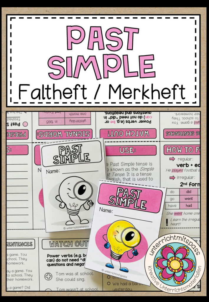 PAST SIMPLE – Faltheft (Merkheft)