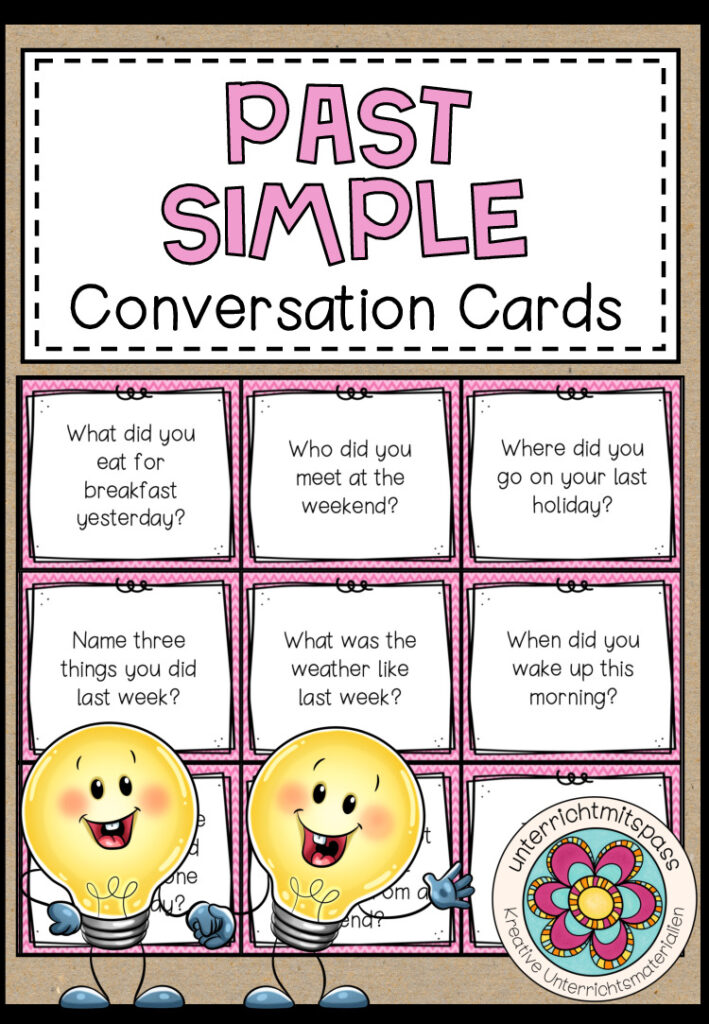 PAST SIMPLE – Grammar Conversation Cards