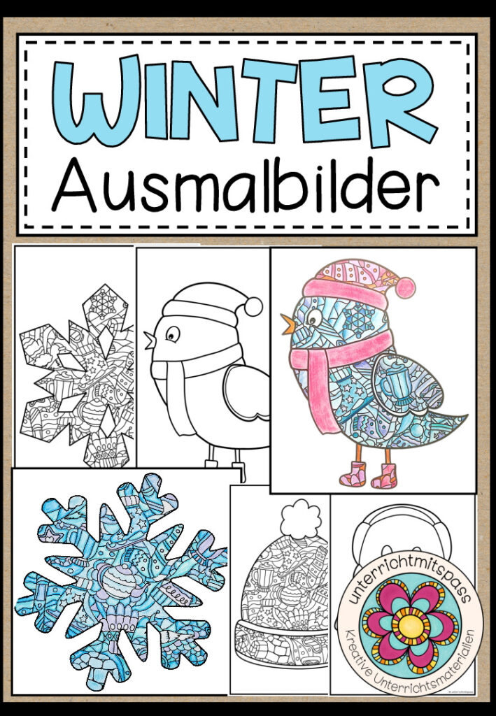 WINTER – Ausmalbilder