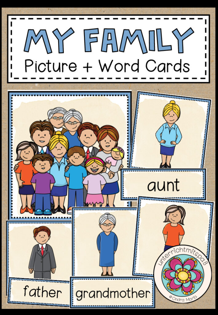 Family – Picture + Word Cards