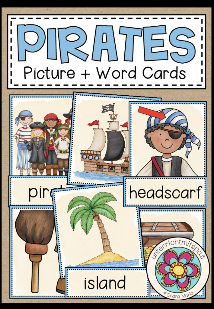 Pirates – Picture + Word Cards