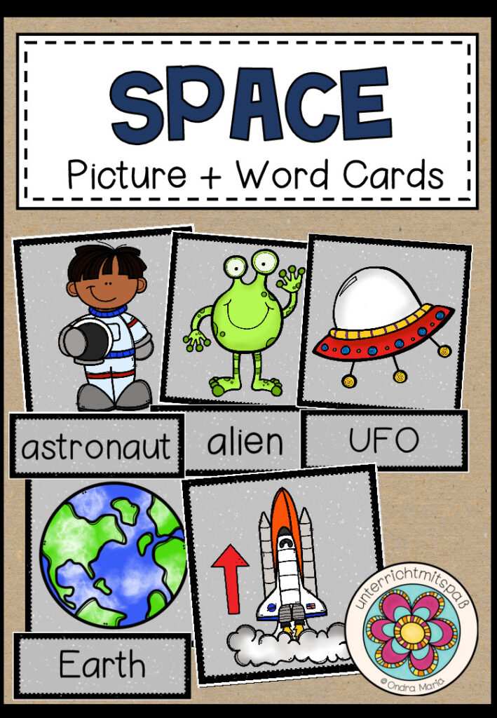 SPACE – Picture + Word Cards