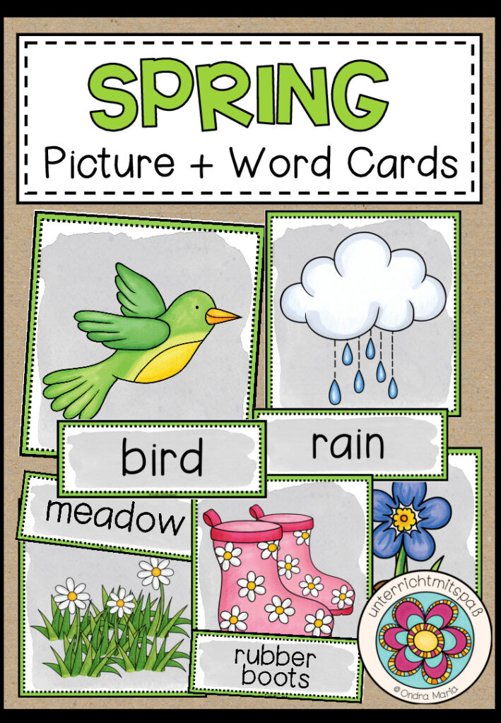 SPRING – Picture + Word Cards