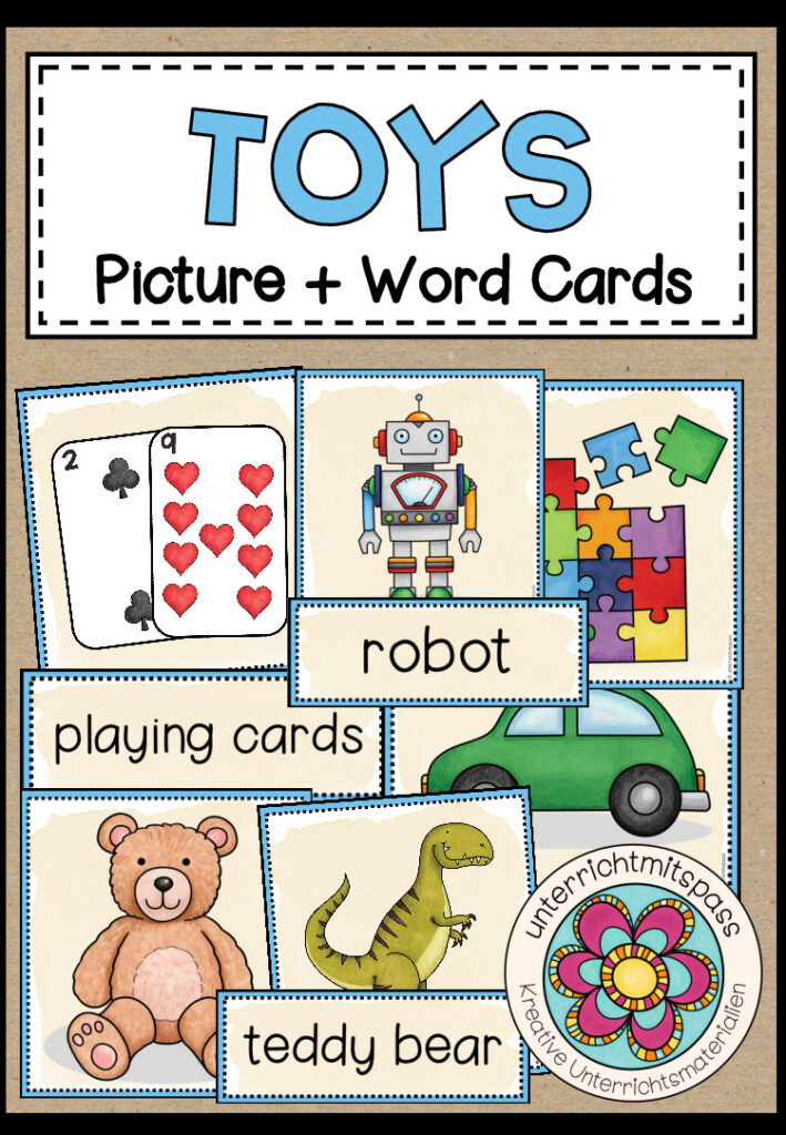 TOYS – Picture + Word Cards