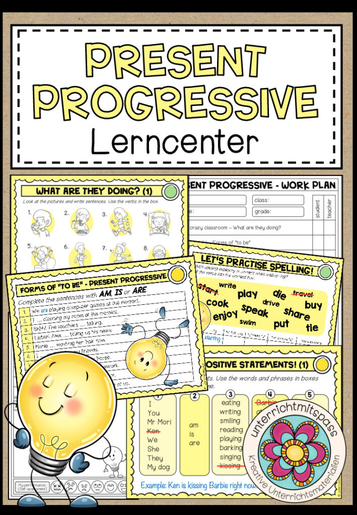 PRESENT PROGRESSIVE – Lerncenter / Lerntheke