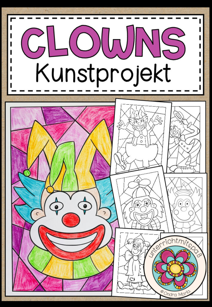 CLOWNS – Kunstprojekt (Karneval / Fasching)