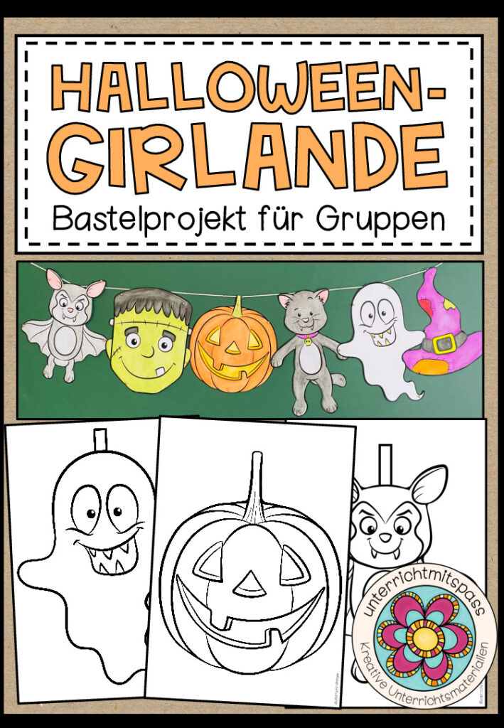 Halloween-Girlande – Bastelprojekt