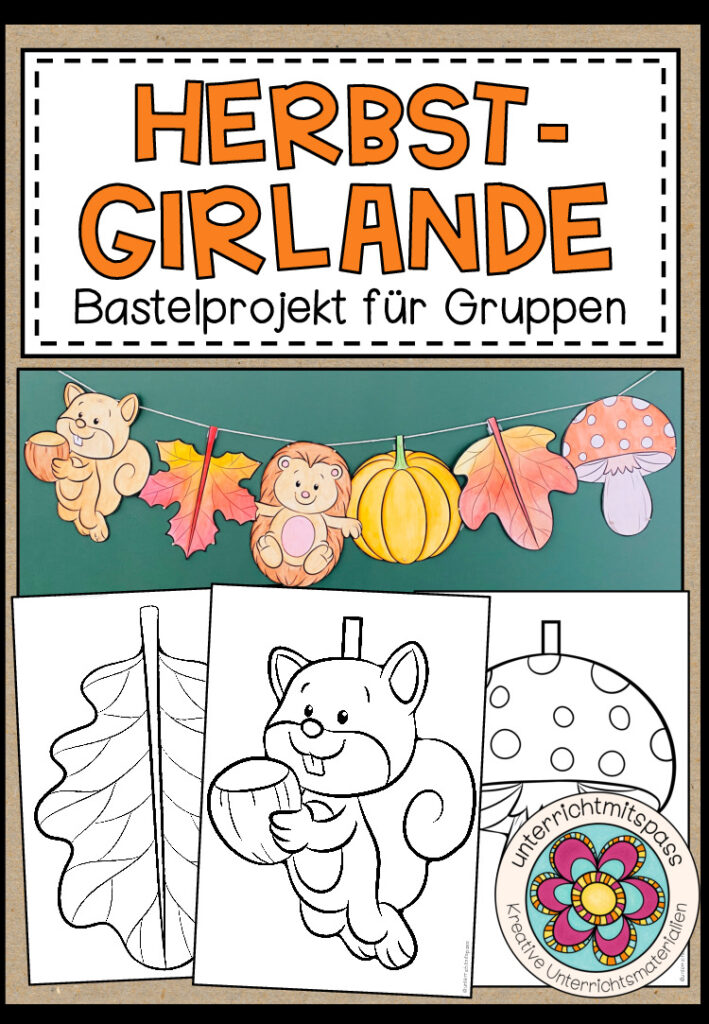 Herbst – Girlande – Bastelprojekt