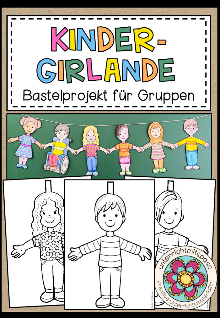 Kinder-Girlande – Bastelprojekt