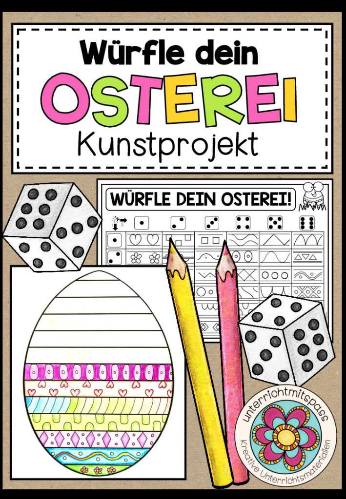 Würfle dein Osterei – Kunstprojekt