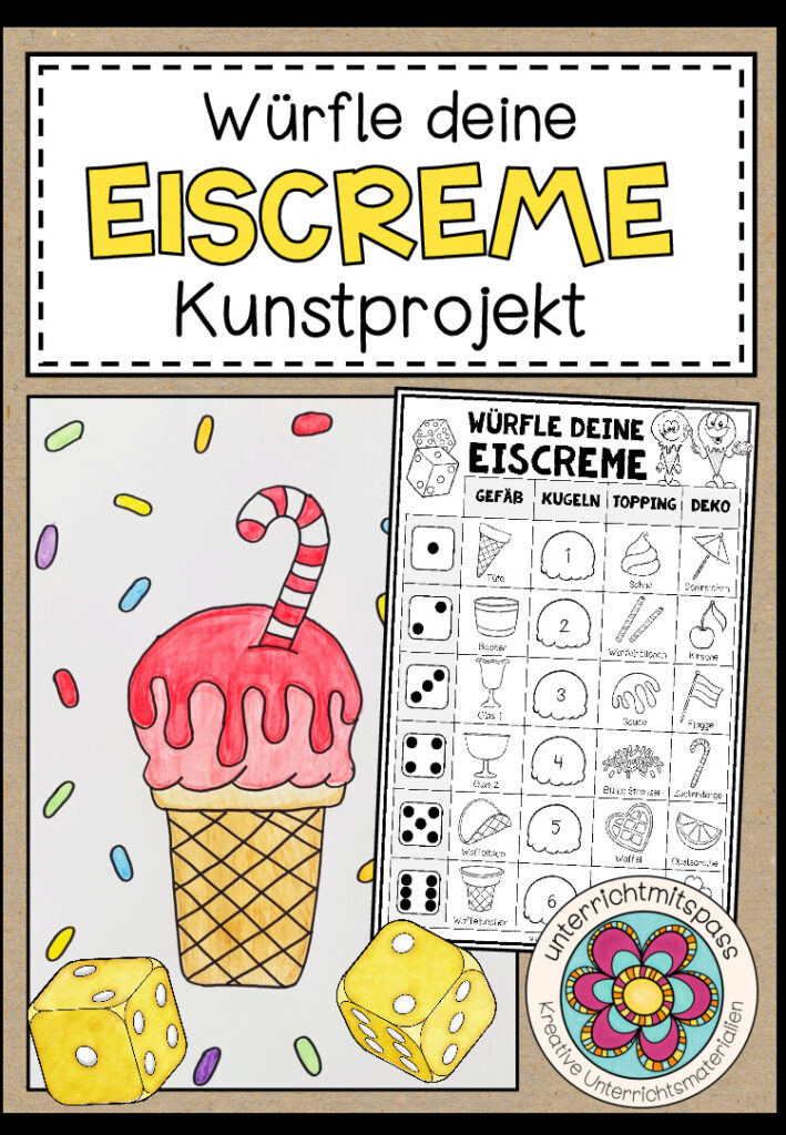 Würfle deine Eiscreme – Kunstprojekt