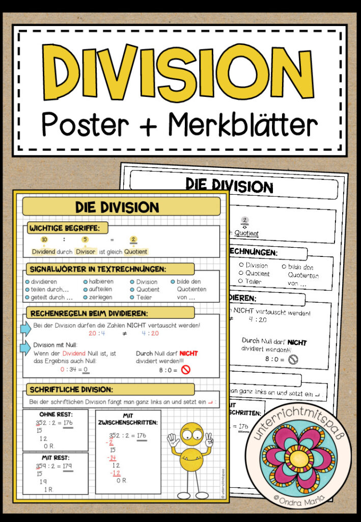 DIVISION – Poster + Merkblatt