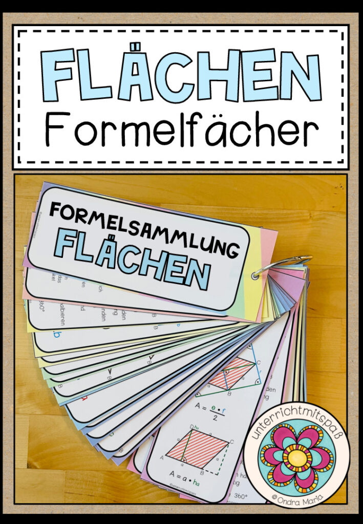 FLÄCHEN – Formelsammlung / Fächer