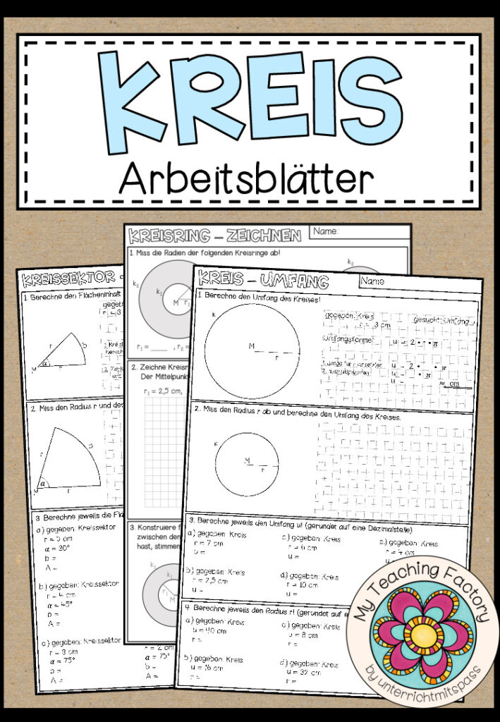 Kreis – Arbeitsblätter